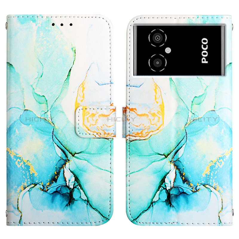 Funda de Cuero Cartera con Soporte Patron de Moda Carcasa Y04B para Xiaomi Poco M4 5G