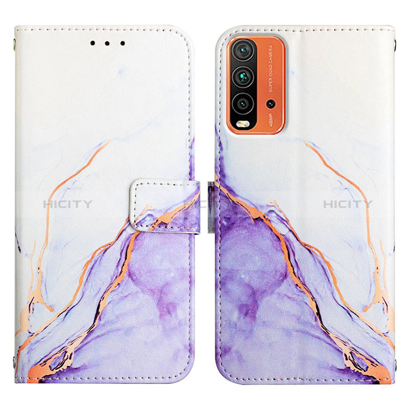 Funda de Cuero Cartera con Soporte Patron de Moda Carcasa Y04B para Xiaomi Redmi 9T 4G