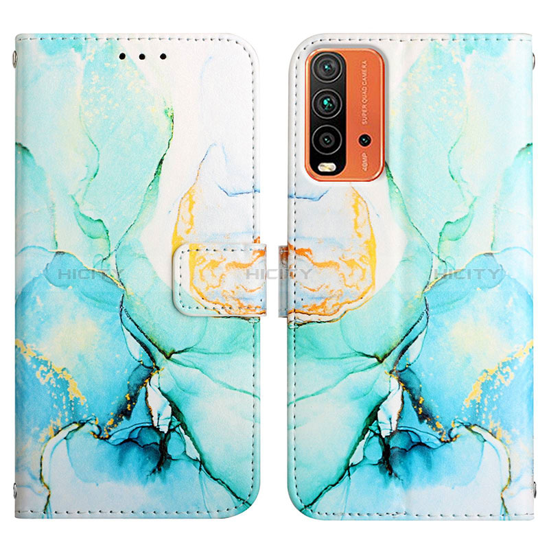 Funda de Cuero Cartera con Soporte Patron de Moda Carcasa Y04B para Xiaomi Redmi 9T 4G