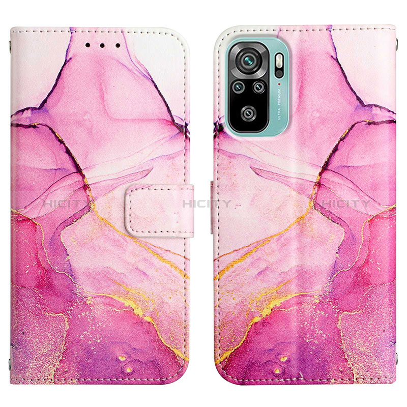 Funda de Cuero Cartera con Soporte Patron de Moda Carcasa Y04B para Xiaomi Redmi Note 10S 4G