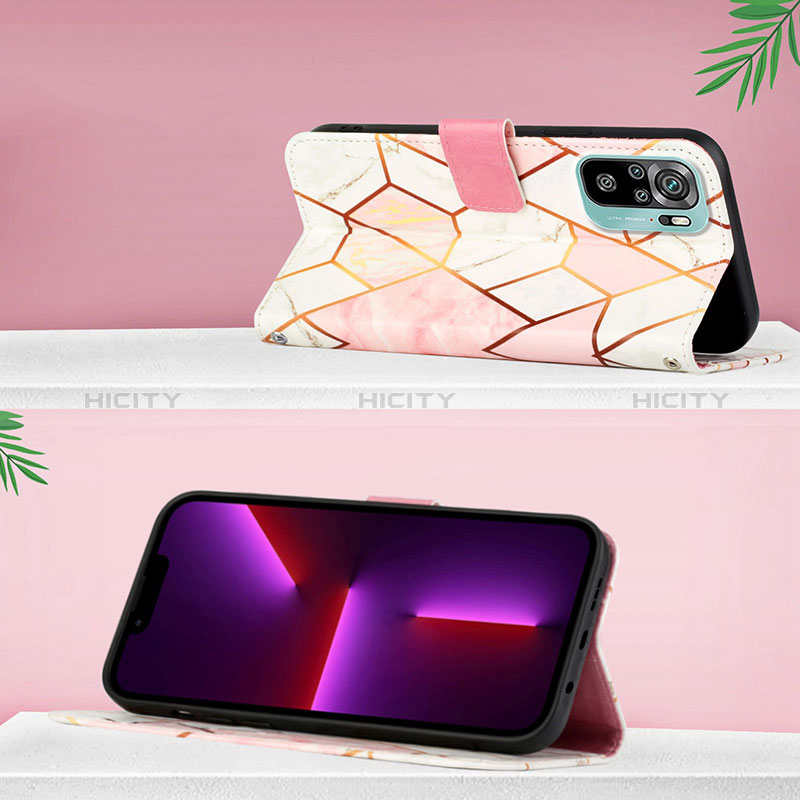 Funda de Cuero Cartera con Soporte Patron de Moda Carcasa Y04B para Xiaomi Redmi Note 10S 4G