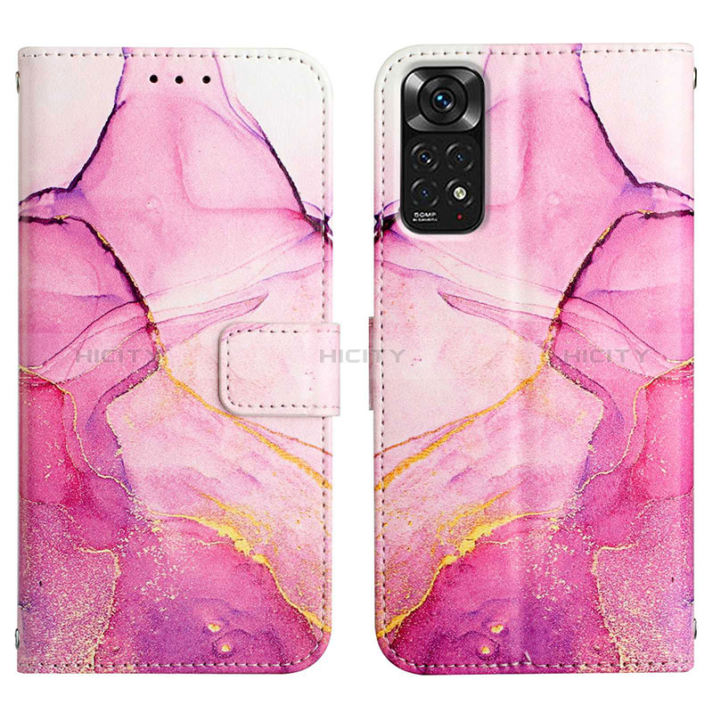 Funda de Cuero Cartera con Soporte Patron de Moda Carcasa Y04B para Xiaomi Redmi Note 11 4G (2022)