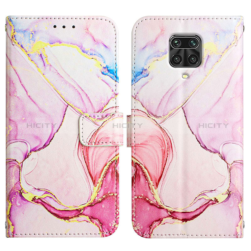 Funda de Cuero Cartera con Soporte Patron de Moda Carcasa Y04B para Xiaomi Redmi Note 9 Pro