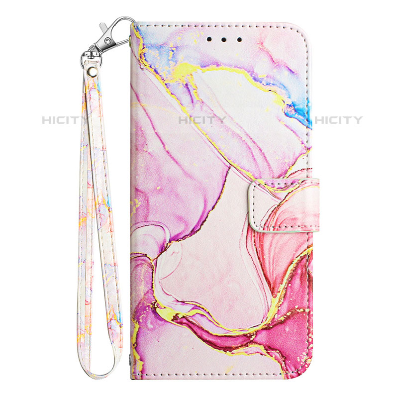 Funda de Cuero Cartera con Soporte Patron de Moda Carcasa Y05B para Samsung Galaxy M33 5G Rosa