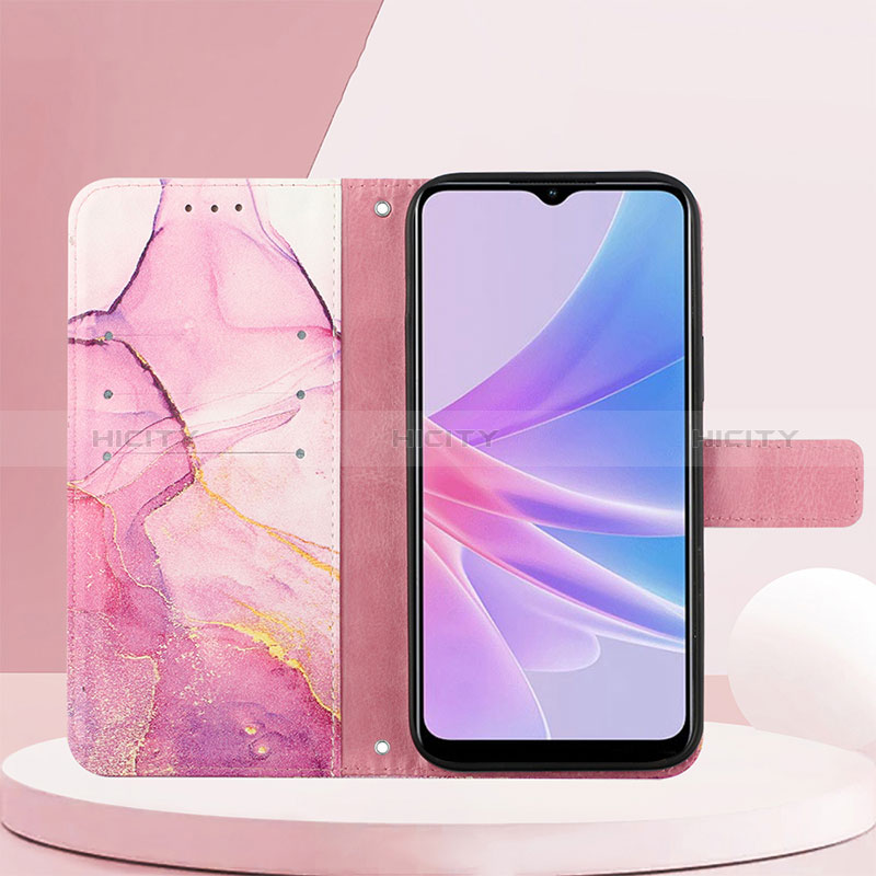 Funda de Cuero Cartera con Soporte Patron de Moda Carcasa YB1 para Oppo A58 5G