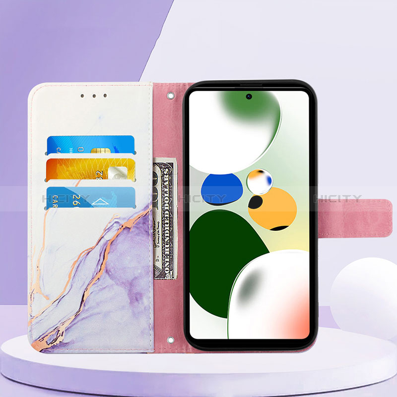 Funda de Cuero Cartera con Soporte Patron de Moda Carcasa YB1 para Xiaomi Poco X5 Pro 5G