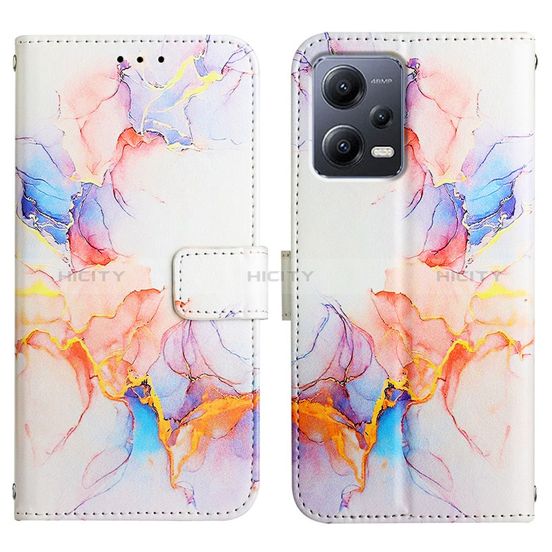 Funda de Cuero Cartera con Soporte Patron de Moda Carcasa YB1 para Xiaomi Redmi Note 12 5G