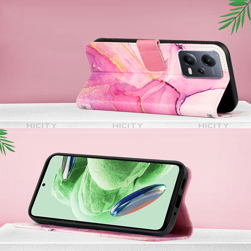 Funda de Cuero Cartera con Soporte Patron de Moda Carcasa YB1 para Xiaomi Redmi Note 12 5G