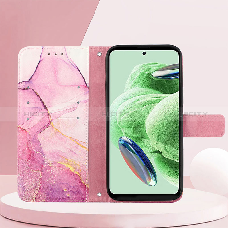 Funda de Cuero Cartera con Soporte Patron de Moda Carcasa YB1 para Xiaomi Redmi Note 12 5G