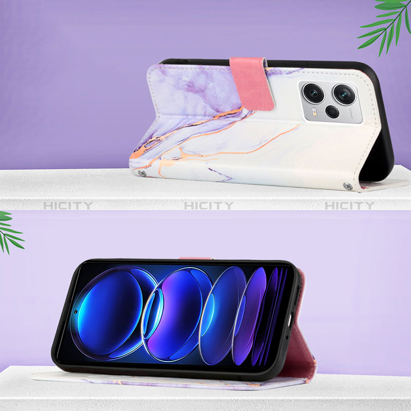 Funda de Cuero Cartera con Soporte Patron de Moda Carcasa YB1 para Xiaomi Redmi Note 12 Pro+ Plus 5G