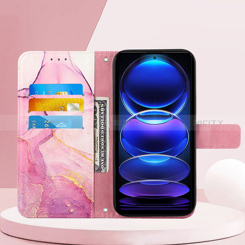 Funda de Cuero Cartera con Soporte Patron de Moda Carcasa YB4 para Xiaomi Redmi Note 12 Pro+ Plus 5G