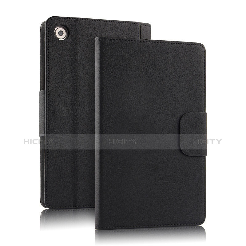 Funda de Cuero Cartera con Teclado para Huawei MediaPad M5 8.4 SHT-AL09 SHT-W09 Negro