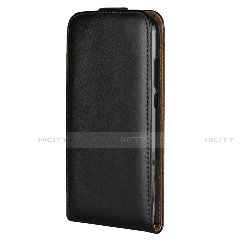 Funda de Cuero Flip para Huawei P20 Lite Negro