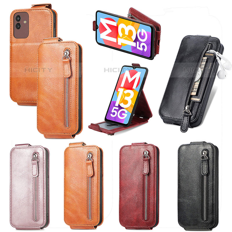 Funda de Cuero Flip para Samsung Galaxy M13 5G