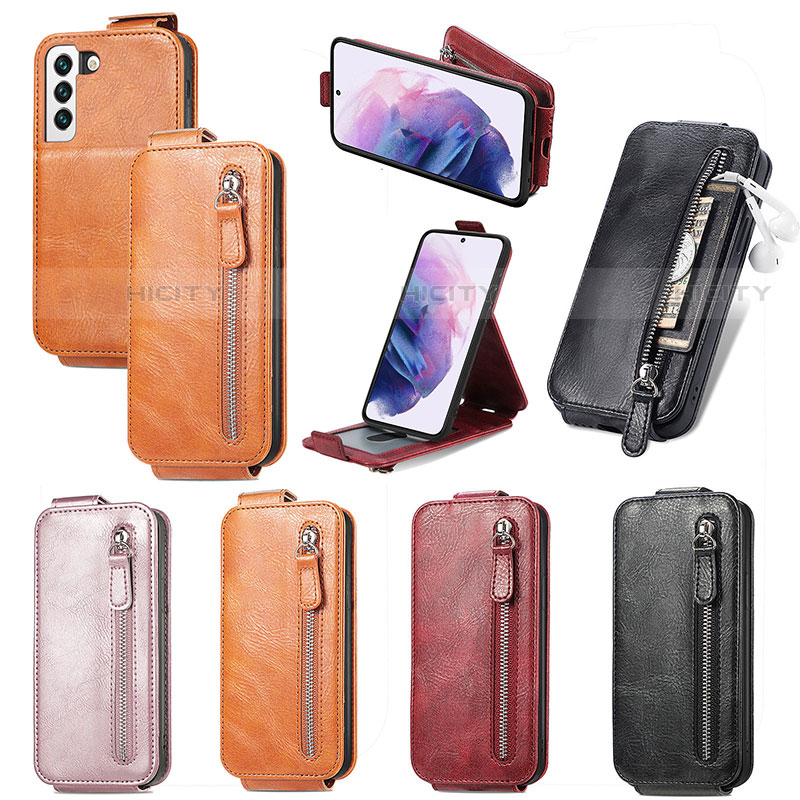 Funda de Cuero Flip para Samsung Galaxy S21 Plus 5G