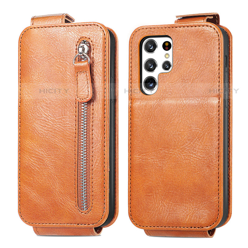 Funda de Cuero Flip para Samsung Galaxy S22 Ultra 5G