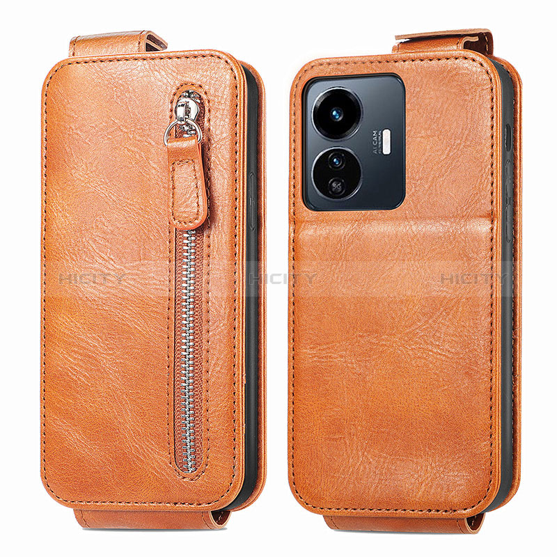 Funda de Cuero Flip para Vivo Y77e 5G