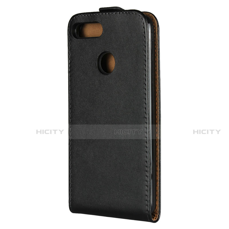 Funda de Cuero Flip V01 para Huawei Honor 9 Lite Negro