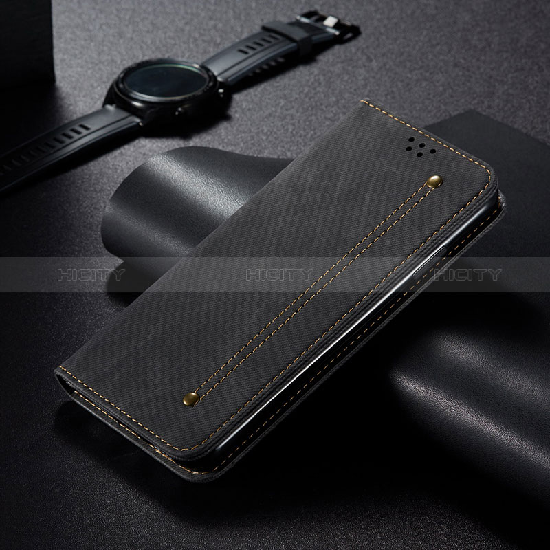 Funda de pano Cartera con Soporte B01S para Xiaomi Redmi K60 5G Negro