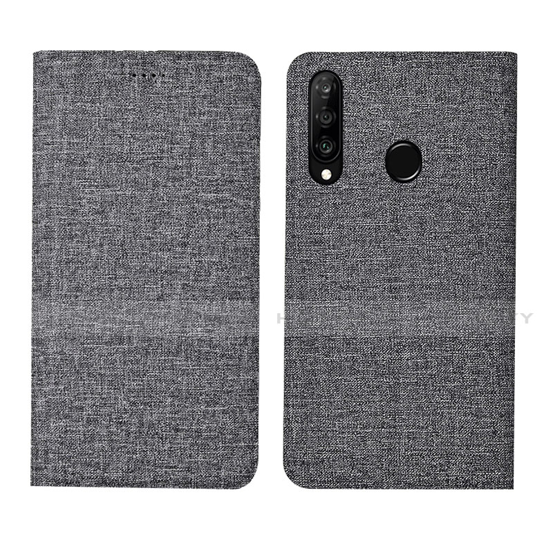 Funda de pano Cartera con Soporte H01 para Huawei P30 Lite