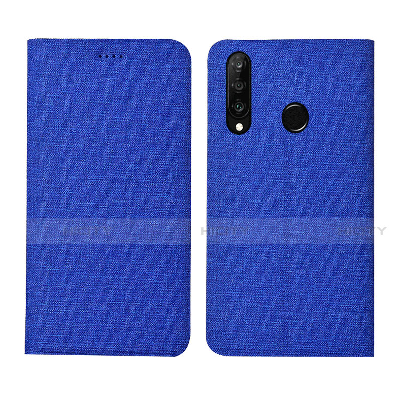 Funda de pano Cartera con Soporte H01 para Huawei P30 Lite New Edition Azul