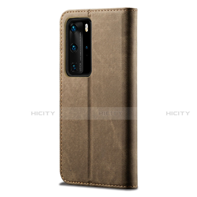 Funda de pano Cartera con Soporte H01 para Huawei P40 Pro