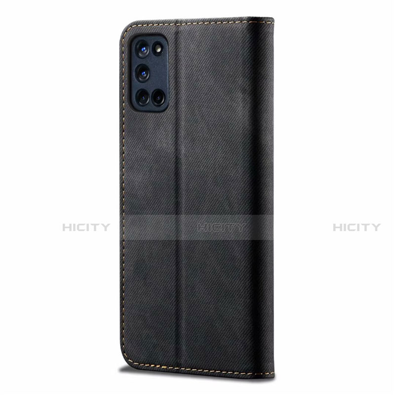 Funda de pano Cartera con Soporte H01 para Oppo A52