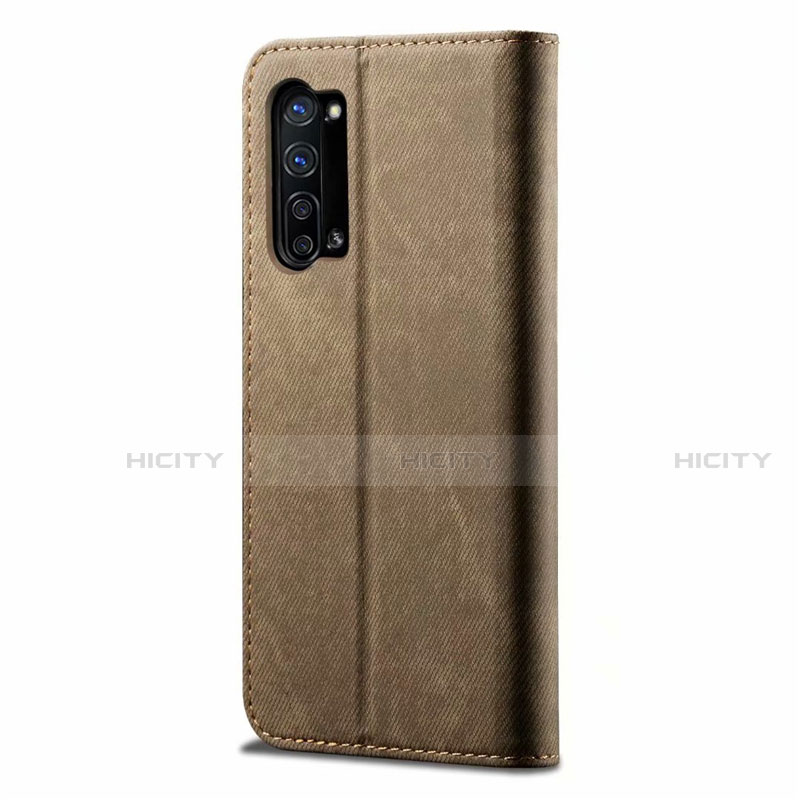 Funda de pano Cartera con Soporte H01 para Oppo A91