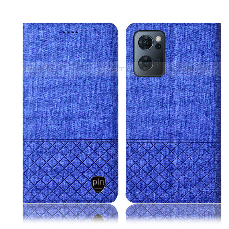 Funda de pano Cartera con Soporte H12P para Oppo Reno7 5G