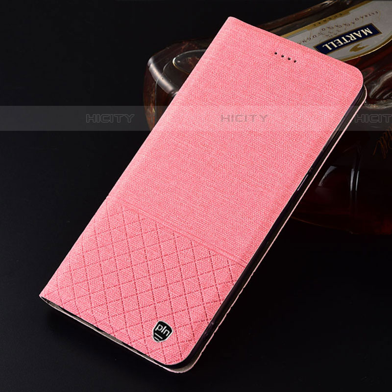 Funda de pano Cartera con Soporte H12P para Samsung Galaxy A32 5G Rosa