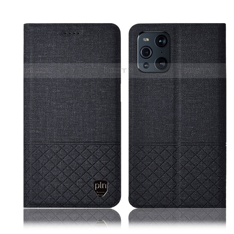 Funda de pano Cartera con Soporte H13P para Oppo Find X3 Pro 5G