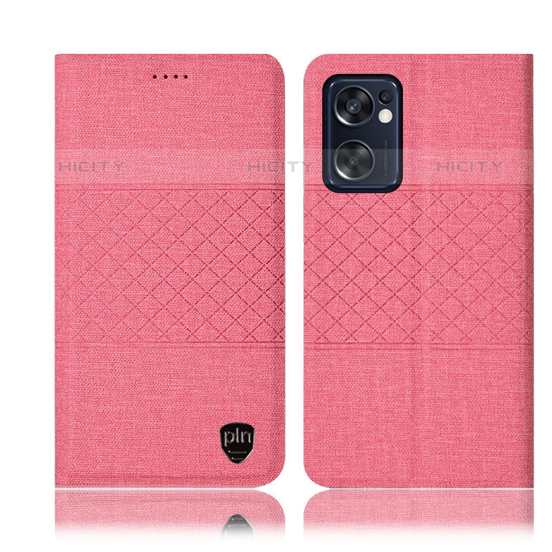 Funda de pano Cartera con Soporte H13P para Oppo Reno7 SE 5G