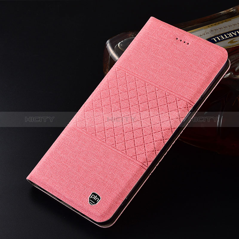 Funda de pano Cartera con Soporte H13P para Samsung Galaxy Note 20 Ultra 5G Rosa