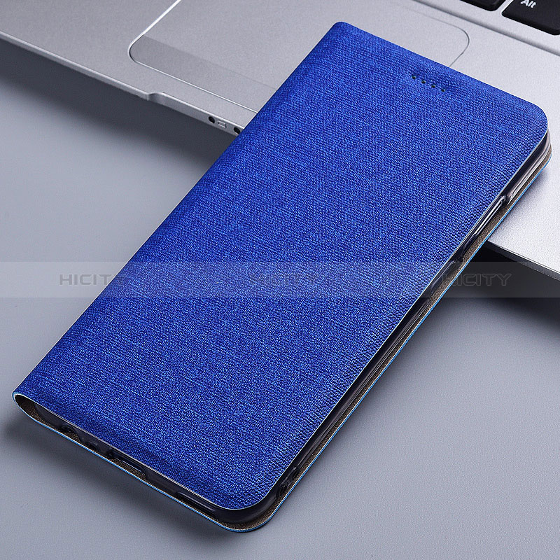 Funda de pano Cartera con Soporte H13P para Xiaomi Mi Note 10 Lite Azul