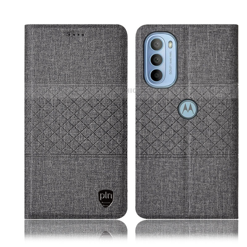 Funda de pano Cartera con Soporte H14P para Motorola Moto G41