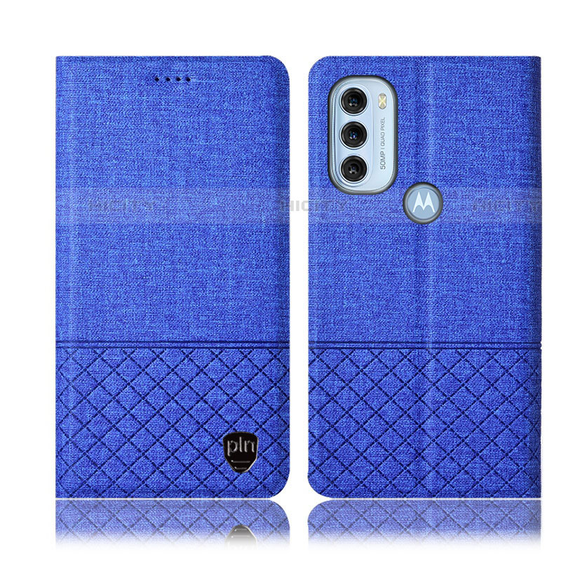 Funda de pano Cartera con Soporte H14P para Motorola Moto G71 5G