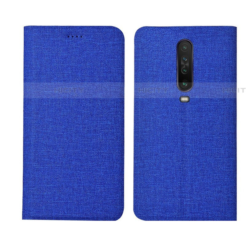 Funda de pano Cartera con Soporte L01 para Xiaomi Poco X2