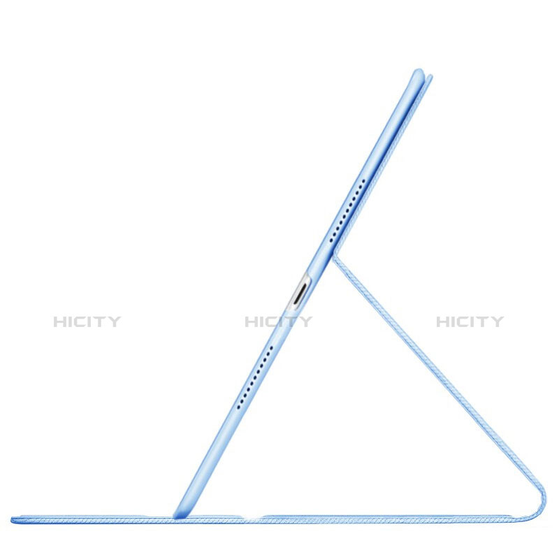 Funda de pano Cartera con Soporte para Apple iPad New Air (2019) 10.5 Azul Cielo