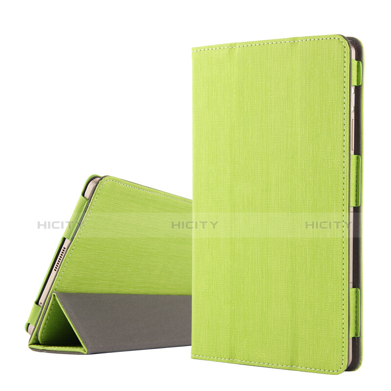 Funda de pano Cartera con Soporte para Huawei Mediapad M2 8 M2-801w M2-803L M2-802L Verde