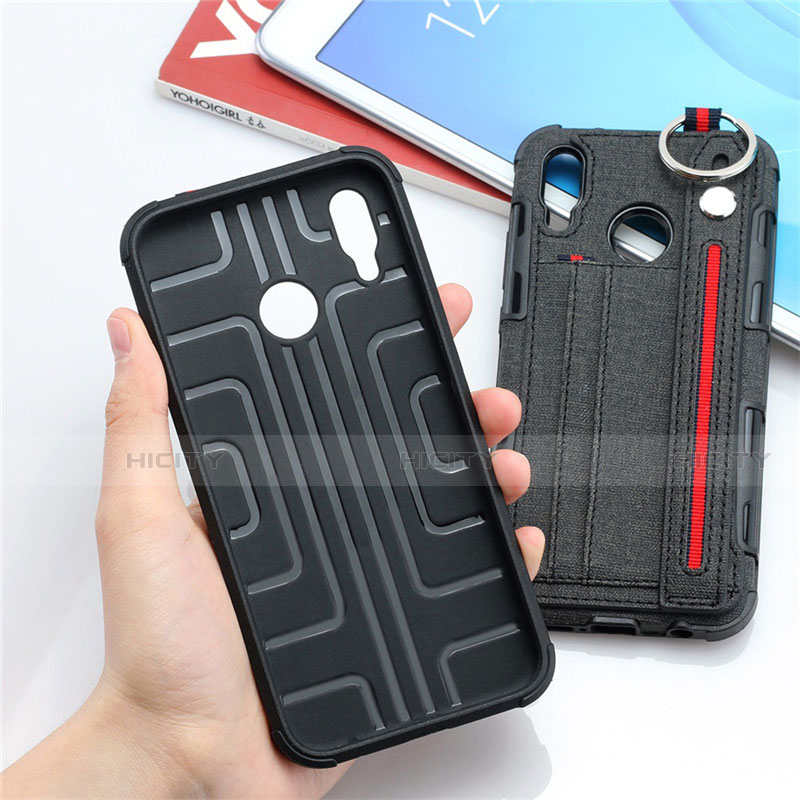 Funda de pano Cartera con Soporte para Huawei Nova 3e