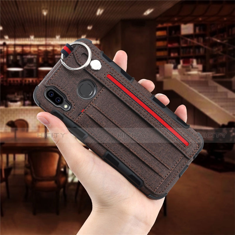 Funda de pano Cartera con Soporte para Huawei Nova 3e