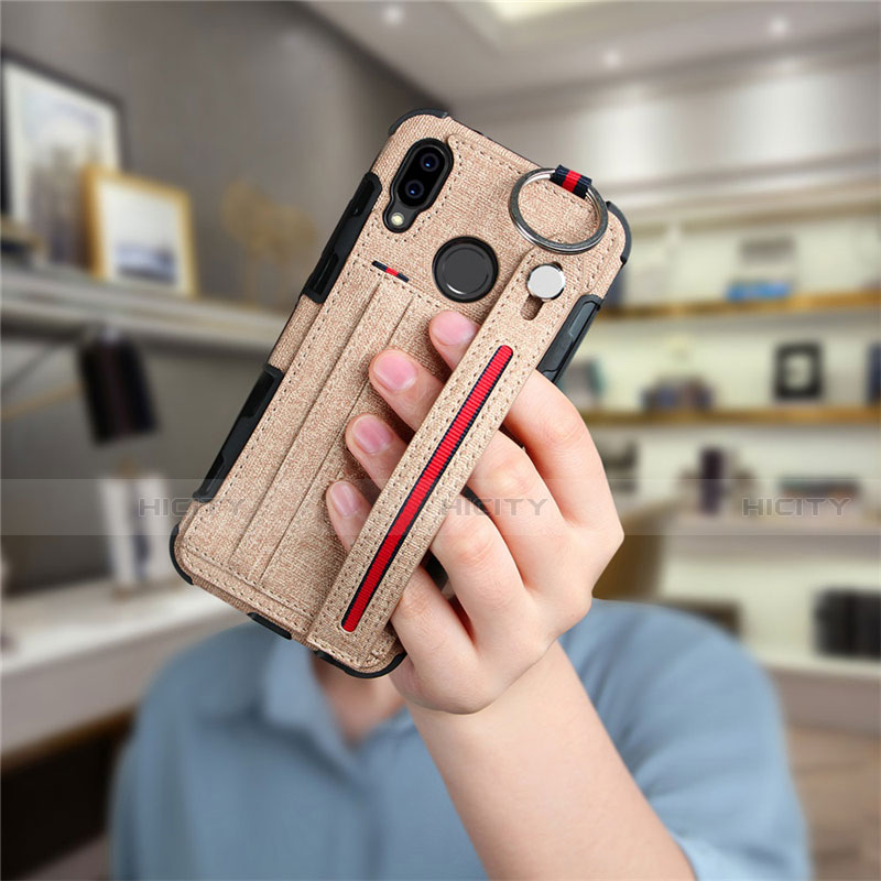 Funda de pano Cartera con Soporte para Huawei Nova 3e