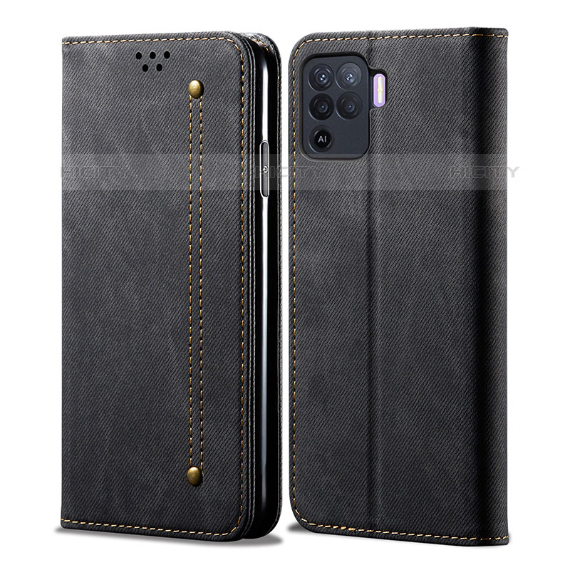 Funda de pano Cartera con Soporte para Oppo F19 Pro