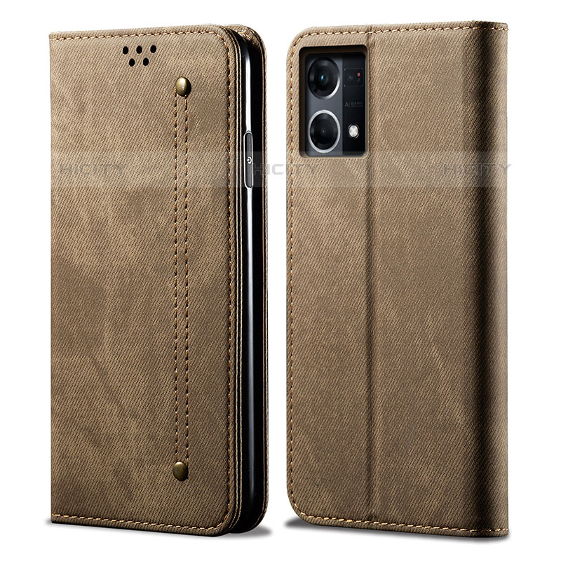 Funda de pano Cartera con Soporte para Oppo F21 Pro 4G