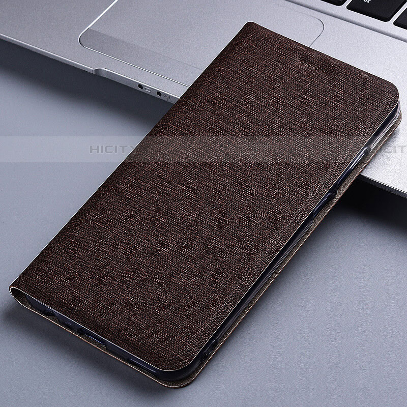 Funda de pano Cartera con Soporte para Samsung Galaxy M60s Marron