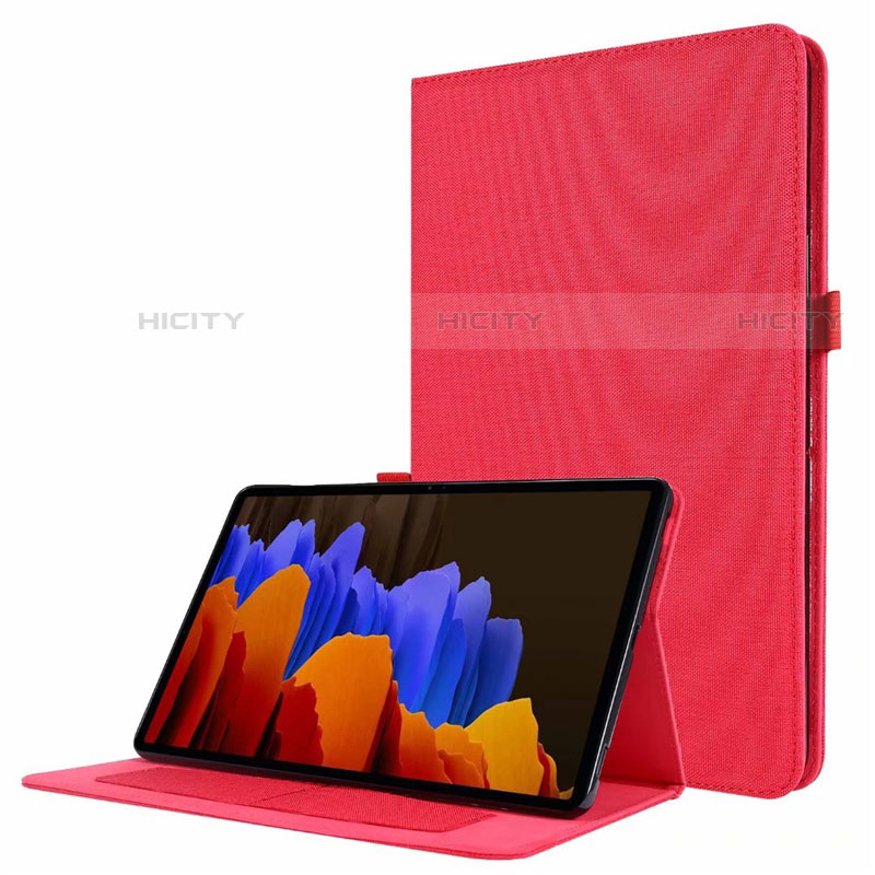 Funda de pano Cartera con Soporte para Samsung Galaxy Tab S7 4G 11 SM-T875