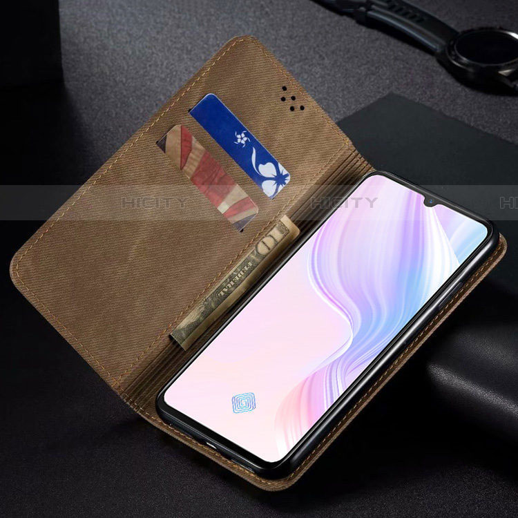 Funda de pano Cartera con Soporte para Vivo X50 Lite