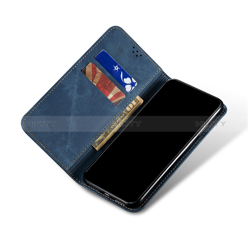 Funda de pano Cartera con Soporte para Xiaomi Poco X4 NFC