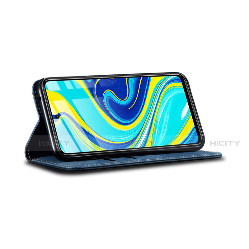 Funda de pano Cartera con Soporte para Xiaomi Redmi Note 9 Pro