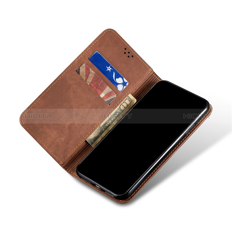 Funda de pano Cartera con Soporte para Xiaomi Redmi Note 9T 5G